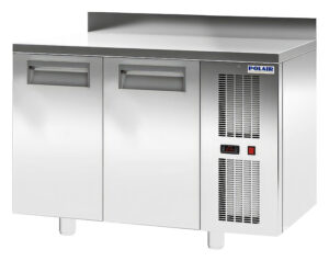 Расположение агрегата сбоку Температурный режим -18 °С Объем 320 л Столешница с бортом Рабочая поверхность нерж. сталь Гастронормированный Количество дверей 2 Напряжение 220 В Потребляемая мощность 0.55 кВт Ширина 1200 мм Глубина 705 мм Высота от 850 до 910 мм Вес (без упаковки) 130 кг Вес (с упаковкой) 150 кг Страна производства Россия